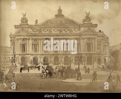 Vintage-Foto des Palais Garnier, Oper, Paris, Frankreich, 1880er Jahre, 19. Jahrhundert Stockfoto