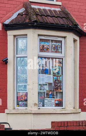 Trinity Street in Barry, The Vale of Glamorgan, einer der Schauplätze der britischen Fernsehserie Gavin and Stacey Stockfoto