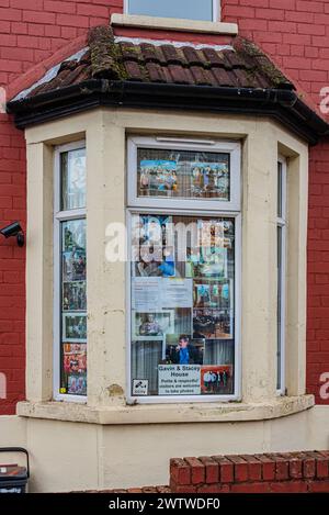 Trinity Street in Barry, The Vale of Glamorgan, einer der Schauplätze der britischen Fernsehserie Gavin and Stacey Stockfoto