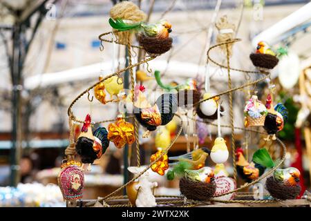 Illustration zum Thema Ostern/Ostermarkt. Im Bild: Alter Wiener Ostermarkt, aufgenommen am Dienstag, 19. März 2024, auf der Freyung in Wien, Österreich. - 20240319 PD2662 Credit: APA-PictureDesk/Alamy Live News Stockfoto