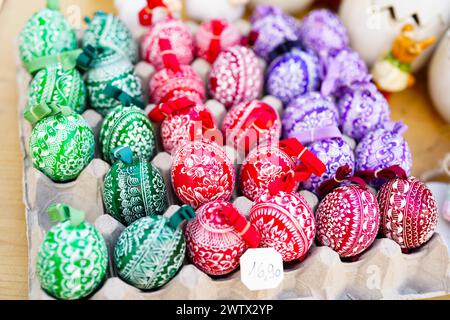 Illustration zum Thema Ostern/Ostermarkt. Im Bild: Alter Wiener Ostermarkt, aufgenommen am Dienstag, 19. März 2024, auf der Freyung in Wien, Österreich. - 20240319 PD2639 Credit: APA-PictureDesk/Alamy Live News Stockfoto