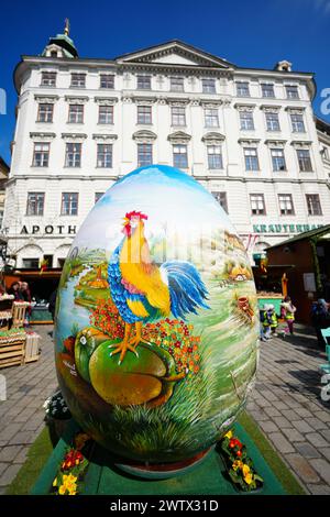 Illustration zum Thema Ostern/Ostermarkt. Im Bild: Alter Wiener Ostermarkt, aufgenommen am Dienstag, 19. März 2024, auf der Freyung in Wien, Österreich. - 20240319 PD2617 Credit: APA-PictureDesk/Alamy Live News Stockfoto