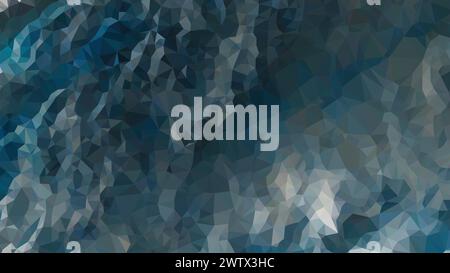 Vektor Low Poly abstraktes blaues Wasser, Ozean Hintergrund, trendy, geometrisch, Business Luxus polygonale Tapete, Dreieck modernes Stil Poster Stock Vektor