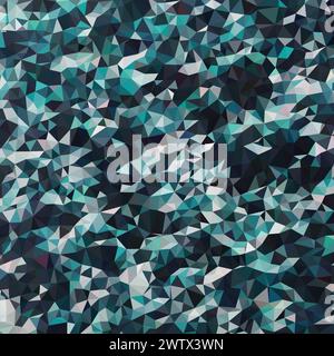 Vektor niedriger abstrakter blauer Hintergrund, trendy, geometrisch, Business Luxus polygonale Tapete, Dreieck-Poster im modernen Stil Stock Vektor