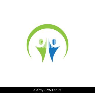 Design-Vektor des Healthcare-Logos Stock Vektor