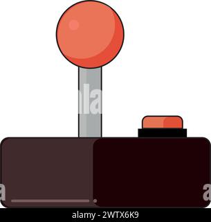 Joystick-Symbol. Steuergerätesymbol. Symbol für Konsolen-Gamepad Stock Vektor