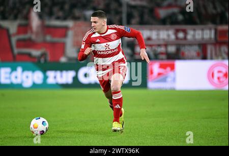 2. Bundesliga, Merkur Spiele Arena Düsseldorf, Fortuna Düsseldorf vs Hamburger SV; Christos Tzolis (F95) Stockfoto