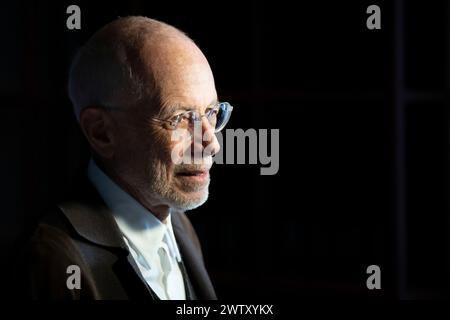 Rom, Italien, 20. März 2024 - Gabriele Salvatores nimmt an der Pressekonferenz für FilmImpresa 2024 im Kino Barberini Teil. Credits: Luigi de Pompeis / Alamy Live News Stockfoto