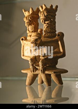 Präkolumbische Costa-ricanische Steinskulptur. Ca. 800-1550 n. Chr. Nationalmuseum, San Jose, Costa Rica. Stockfoto