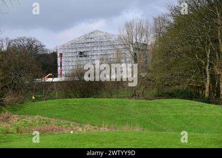 In Großbritannien - Haigh Hall - unter der Hut! Stockfoto