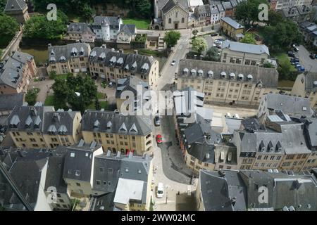Eine Tour durch die Stadt Luxemburg Stockfoto