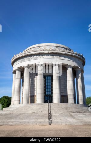 Das George Rogers Clark Memorial Rotunda in Vincennes, Indiana, Stockfoto