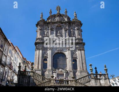 Portugal, Porto, Kirche Clérigos (Igreja dos Clérigos) Stockfoto