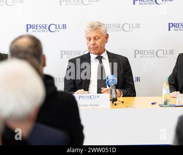 Münchens Bürgermeister Dieter Reiter ( SPD ) im Pressclub München am 19. März 2024. (Foto: Alexander Pohl/SIPA USA) Stockfoto