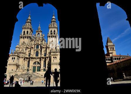 Kathedrale von Santiago de Compostela, A Coruña, Spanien Stockfoto