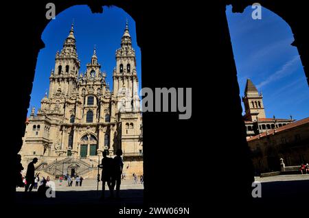 Kathedrale von Santiago de Compostela, A Coruña, Spanien Stockfoto