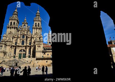 Kathedrale von Santiago de Compostela, A Coruña, Spanien Stockfoto