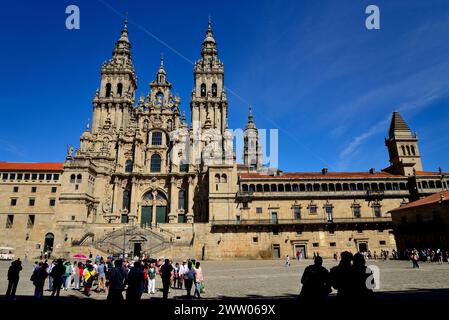 Kathedrale von Santiago de Compostela, A Coruña, Spanien Stockfoto