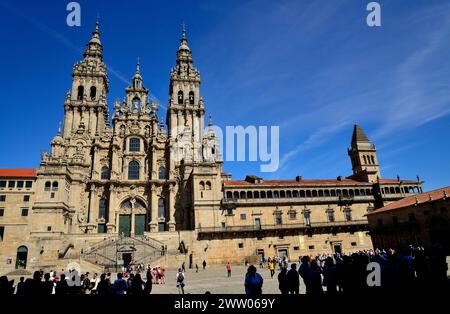 Kathedrale von Santiago de Compostela, A Coruña, Spanien Stockfoto