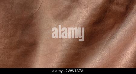Textur aus braunem Echtledergewebe. maro-Foto mit Lederhintergrund. Stockfoto
