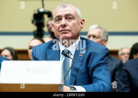 Washington, Usa. März 2024. Lev Parnas bei einer Anhörung des House Committee on Oversight and Accountability im US Capitol. Quelle: SOPA Images Limited/Alamy Live News Stockfoto