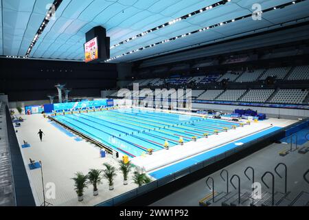 Tokyo Aquatics Centre, Tokio, Japan. März 2024. Allgemeine Ansicht, 19. MÄRZ 2024 - Schwimmen : 2024 repräsentative Auswahl für internationale Wettbewerbe im Tokyo Aquatics Centre, Tokio, Japan. Quelle: Yohei Osada/AFLO SPORT/Alamy Live News Stockfoto