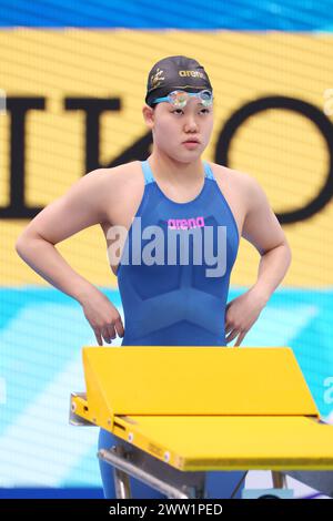 Tokyo Aquatics Centre, Tokio, Japan. März 2024. Mizuki Hirai, 20. MÄRZ 2024 - Schwimmen : 2024 Schwimmen repräsentative Auswahl für internationale Wettbewerbe 100 m Freistil-Hitze für Frauen im Tokyo Aquatics Centre, Tokio, Japan. Quelle: Yohei Osada/AFLO SPORT/Alamy Live News Stockfoto