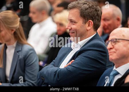 Lars Klingbeil, SPD, bei der Verleihung des Otto-Wels-Preises im Deutschen Bundestag, 20.3,2024, Bundestag, Reichstagsgebäude, Berlin, Deutschland *** Lars Klingbeil, SPD, bei der Verleihung des Otto-Wels-Preises im Deutschen Bundestag, 20 3 2024, Bundestag, Reichstagsgebäude, Berlin, Deutschland kreativmedia spd 42 Stockfoto