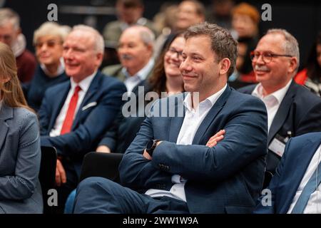 Lars Klingbeil, SPD, bei der Verleihung des Otto-Wels-Preises im Deutschen Bundestag, 20.3,2024, Bundestag, Reichstagsgebäude, Berlin, Deutschland *** Lars Klingbeil, SPD, bei der Verleihung des Otto-Wels-Preises im Deutschen Bundestag, 20 3 2024, Bundestag, Reichstagsgebäude, Berlin, Deutschland kreativmedia spd 43 Stockfoto