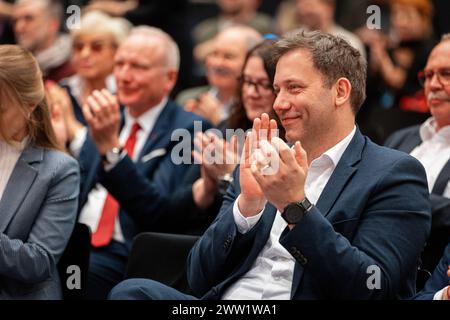 Lars Klingbeil, SPD, bei der Verleihung des Otto-Wels-Preises im Deutschen Bundestag, 20.3,2024, Bundestag, Reichstagsgebäude, Berlin, Deutschland *** Lars Klingbeil, SPD, bei der Verleihung des Otto-Wels-Preises im Deutschen Bundestag, 20 3 2024, Bundestag, Reichstagsgebäude, Berlin, Deutschland kreativmedia spd 44 Stockfoto