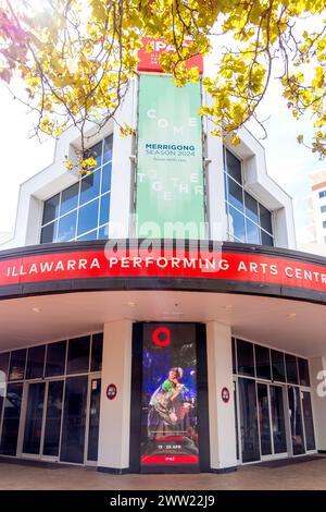 Illawarra Performing Arts Centre, Arts Precinct, Burelli Street, Wollongong, New South Wales, Australien Stockfoto