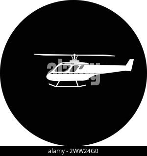 Hubschrauber-Symbol Vektor-Illustration Design Stock Vektor