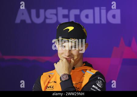 Während des Formel 1 Rolex Australian Grand Prix 2024, 3. Runde der Formel-1-Weltmeisterschaft 2024 vom 22. Bis 24. März 2024 auf dem Albert Park Circuit in Melbourne, Australien Stockfoto
