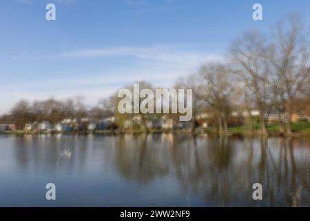 Burton Constable mit absichtlicher Kamerabewegung und Mehrfachbelichtung Stockfoto