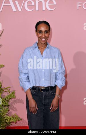 Hadnet Tesfai bei dem Event Hautnah von Eau Thermale Avenen in Berlin 20.03.2024 *** Hadnet Tesfai bei der Hautnah Veranstaltung von Eau Thermale Avenen in Berlin 20 03 2024 Stockfoto