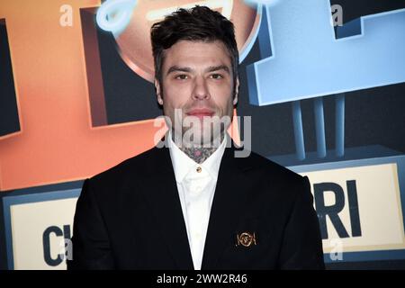 Roma, Latium. März 2024. Fedez nimmt an der Photocall tv-Sendung LOL 4 in Rom, Italien Teil. März 2024; Gutschrift: massimo insabato/Alamy Live News Stockfoto