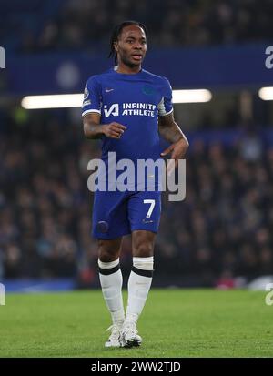 Raheem Sterling von Chelsea. - Chelsea / Newcastle United, Premier League, Stamford Bridge Stadium, London, UK - 11. März 2024. Nur redaktionelle Verwendung – es gelten Einschränkungen für DataCo. Stockfoto