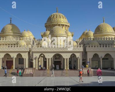 Al Mina Moschee, Hurghada, Ägypten Stockfoto