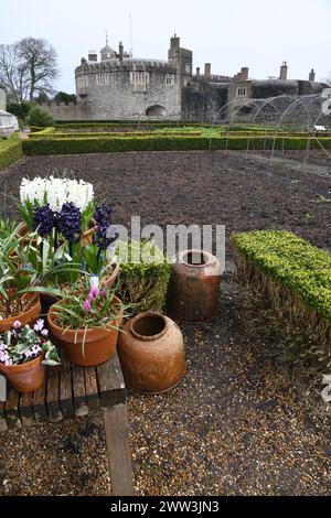 Schloss Gemüsespiel Stockfoto