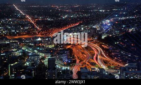 Neuseeland, Auckland, Blick vom Skytower, Sky Tower, Auckland, Neuseeland Stockfoto