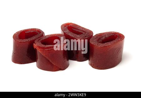 Weißdornprodukte auf weißem Hintergrund Stockfoto