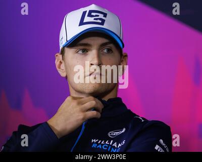 Albert Park Grand Prix Circuit, 21. März 2024: Logan Sargeant of Williams während des Formel 1 Grand Prix von Australien 2024. Corleve/Alamy Live News Stockfoto