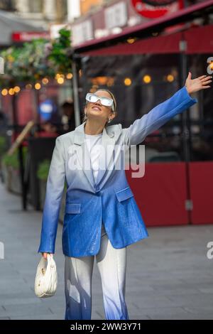 London, Großbritannien. März 2024. Ashley Roberts, Showbiz-Korrespondentin verlässt Global Radio Credit: Richard Lincoln/Alamy Live News Stockfoto