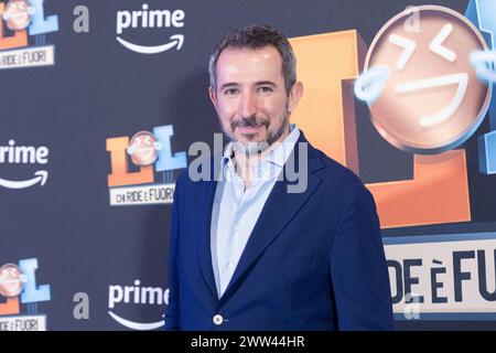 März 2024, Rom, Italien: Marco Azzani, Country Manager von Prime Video Italy, nimmt an der Premiere der vierten Staffel von „LOL - Chi Ride Ã¨ fuori“ im Space Cinema Moderno in Rom Teil (Foto: © Matteo Nardone/Pacific Press via ZUMA Press Wire). Nicht für kommerzielle ZWECKE! Stockfoto