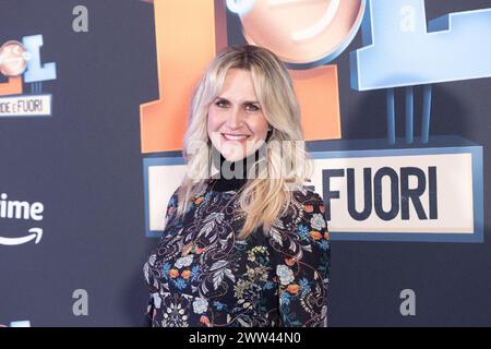 März 2024, Rom, Italien: Nicole Morganti nimmt an der Premiere der vierten Staffel von „LOL - Chi Ride Ã¨ fuori“ im Space Cinema Moderno in Rom Teil (Foto: © Matteo Nardone/Pacific Press via ZUMA Press Wire). Nicht für kommerzielle ZWECKE! Stockfoto