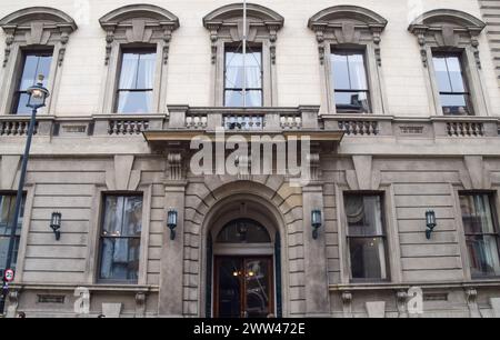 London, Großbritannien. März 2024. Die allgemeine Ansicht des Garrick Clubs in Covent Garden als oberster Beamter und Chef des MI6 kündigte ihre Mitgliedschaft. Quelle: SOPA Images Limited/Alamy Live News Stockfoto