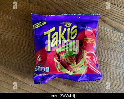 takis Nitro Snacks im Paket Stockfoto