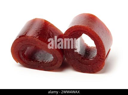 Weißdornprodukte auf weißem Hintergrund Stockfoto