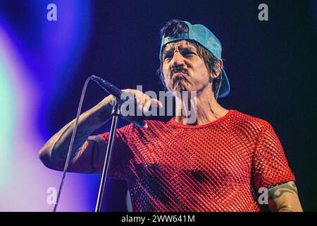 Anthony Kiedis (Gesang). Rote, Heiße Chili-Paprika. Lebt in Buenos Aires, Argentinien Stockfoto