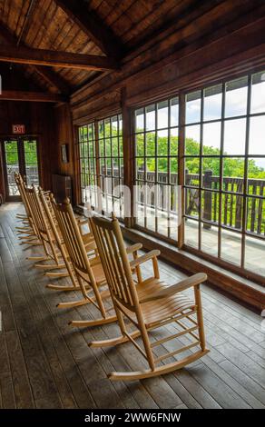 In der Big Meadows Lodge im Shenandoah National Park entlang der Blue Ridge Mountains in Virginia Stockfoto